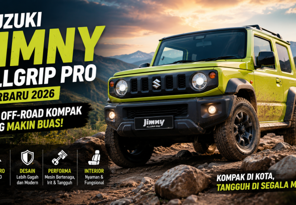 Suzuki Jimny 2026 Naik Level! Teknologi AllGrip Pro Bikin Off-Road Makin Percaya Diri