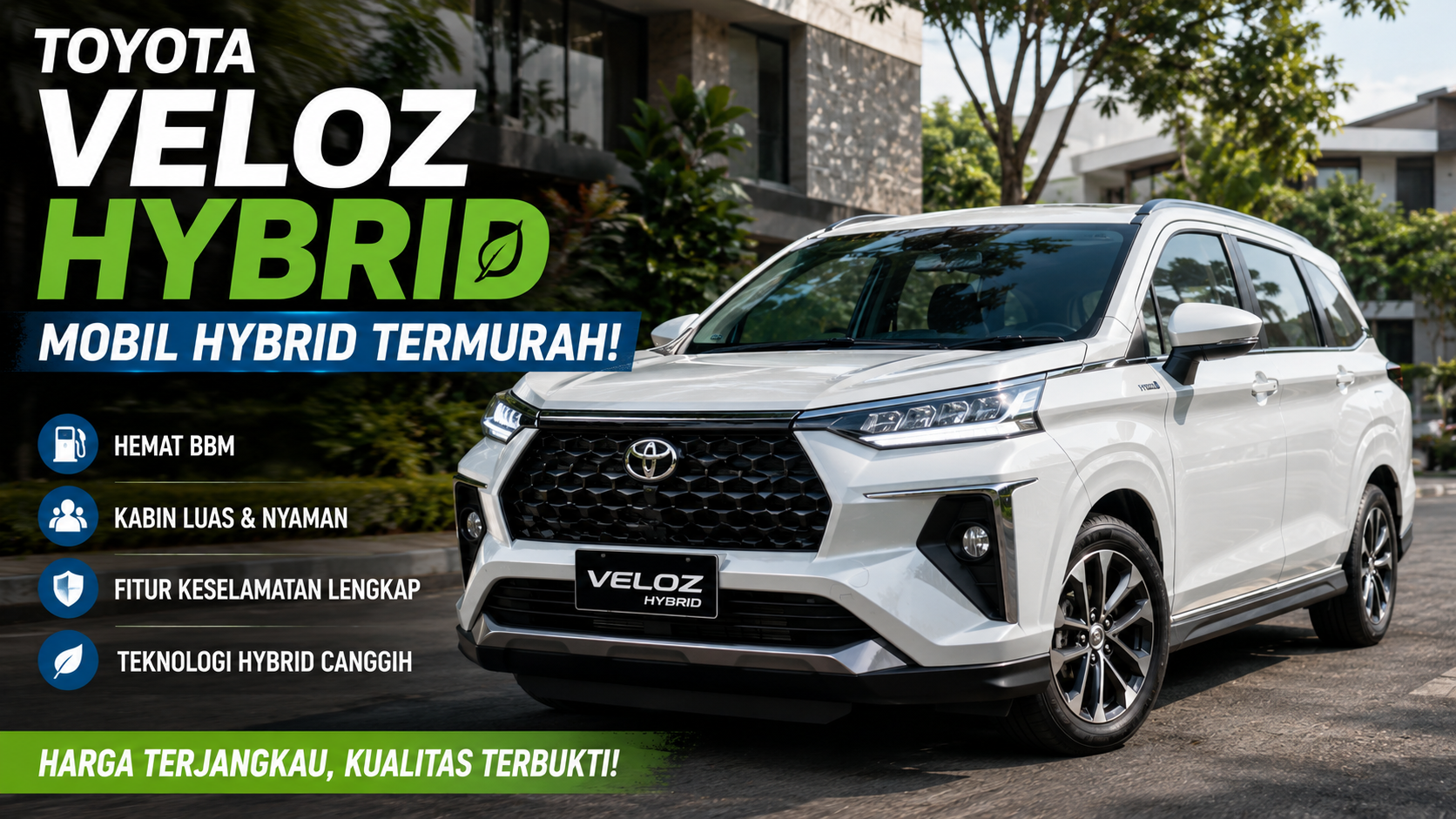 Toyota Veloz Hybrid Hadir dengan Teknologi Hemat BBM dan Kabin Luas