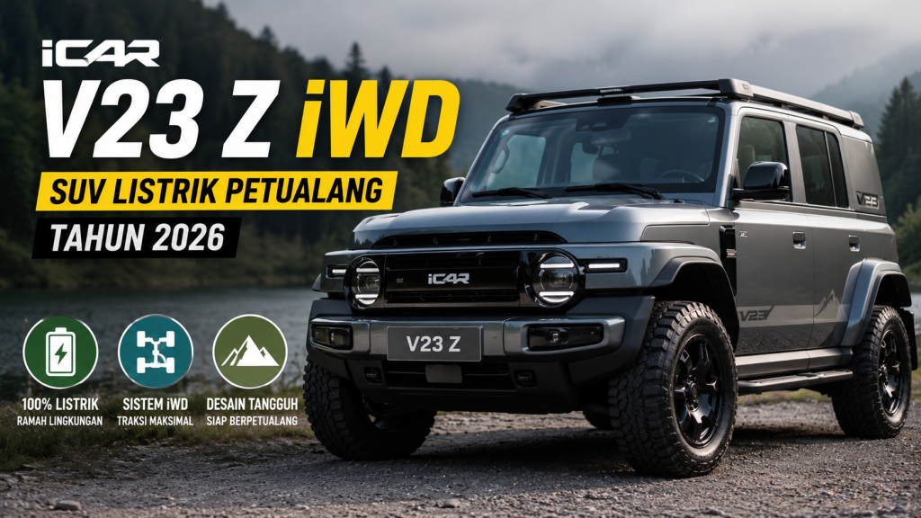 Intip Keunggulan iCar V23 Z iWD 2026, Mobil Listrik Bergaya Retro Modern