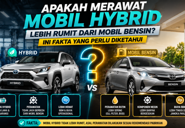 Mobil Hybrid vs Mobil Bensin, Mana yang Lebih Mudah Dirawat?