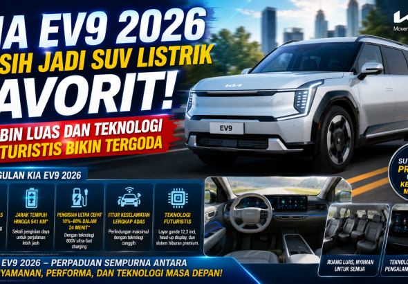 SUV Listrik Kia EV9 2026 Masih Sulit Ditandingi, Ini Alasannya
