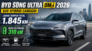 BYD Song Ultra DM-i 2026 Tampil Futuristis, SUV Hybrid Pintar dengan Mode EV 310 Km