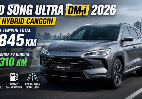 BYD Song Ultra DM-i 2026 Tampil Futuristis, SUV Hybrid Pintar dengan Mode EV 310 Km