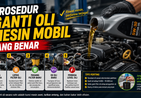 Ingin Mesin Mobil Awet? Ikuti Langkah Ganti Oli yang Benar