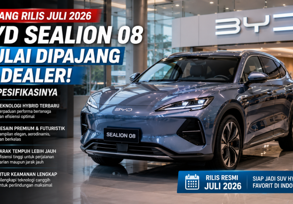 BYD Sealion 08 Hadir dengan Desain Futuristis dan Fitur Canggih