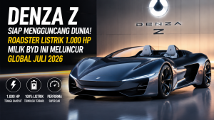 Denza Z Resmi Meluncur Juli 2026, Roadster Listrik Super Bertenaga dari BYD