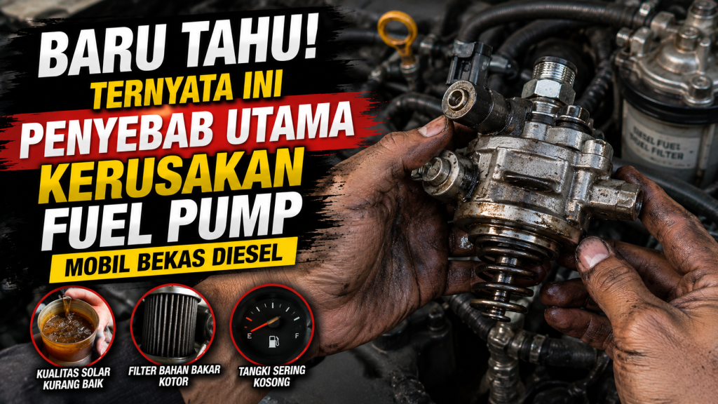 Jangan Sepelekan, Ini Penyebab Fuel Pump Mobil Bekas Diesel Cepat Rusak
