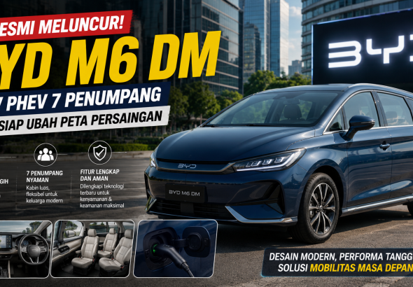 BYD M6 DM Meluncur, MPV Ramah Lingkungan dengan Kapasitas 7 Penumpang