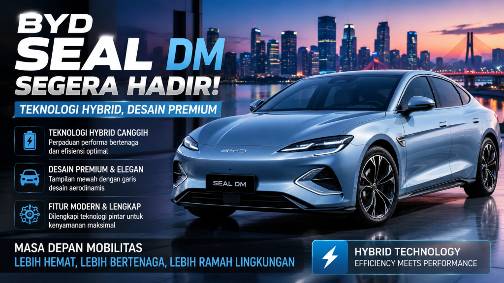 BYD Seal DM Resmi Bersiap Meluncur, Penantang Baru di Segmen Sedan Hybrid