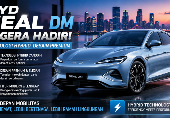 BYD Seal DM Resmi Bersiap Meluncur, Penantang Baru di Segmen Sedan Hybrid