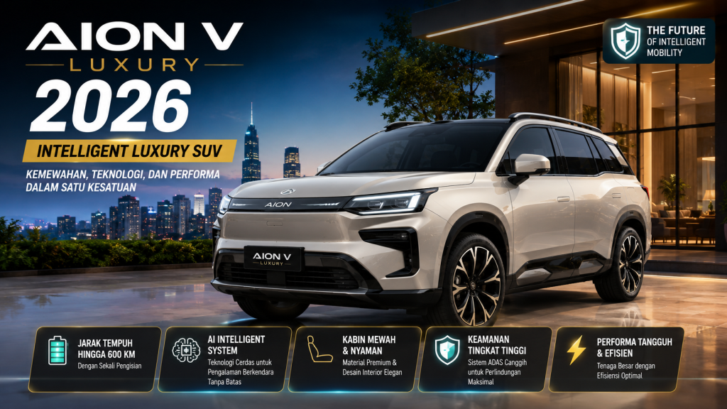 SUV Listrik AION V Luxury 2026 Siap Menantang Kompetitor di Kelas Premium