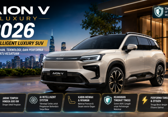 SUV Listrik AION V Luxury 2026 Siap Menantang Kompetitor di Kelas Premium