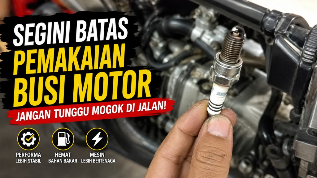 Motor Susah Hidup? Bisa Jadi Busi Sudah Lewat Masa Pakai