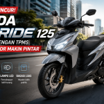 Honda HooRide 125 Jadi Skutik Pintar dengan Fitur TPMS dan Panel Digital