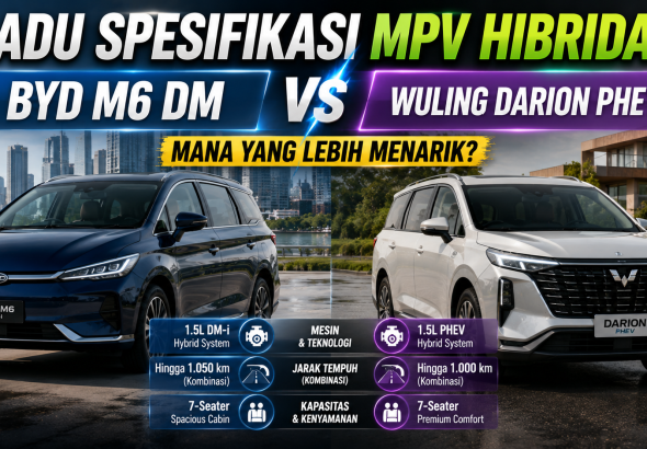 Perang MPV Elektrifikasi Dimulai, BYD M6 DM Tantang Wuling Darion PHEV