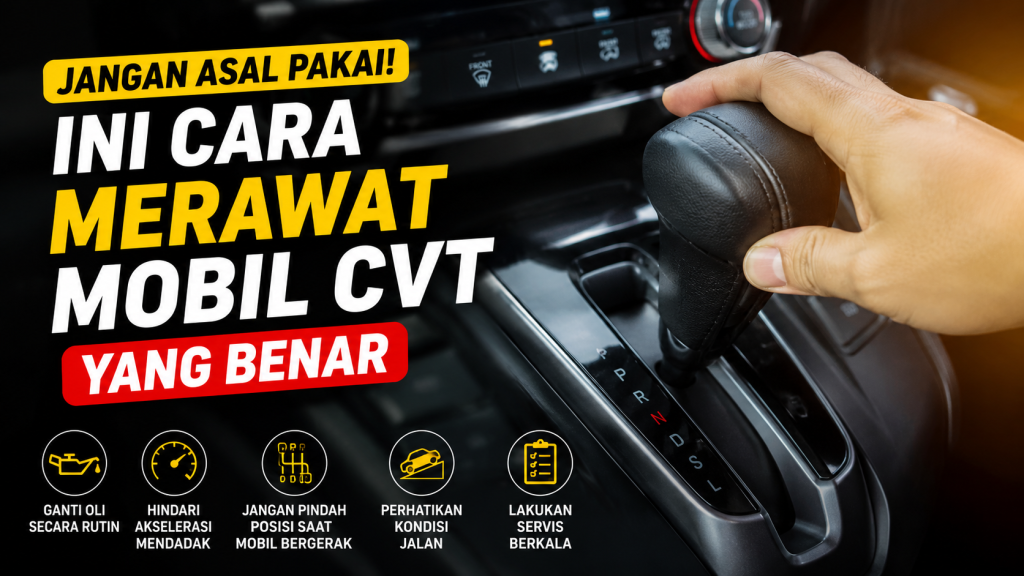 Jangan Sampai Salah, Ini Tips Perawatan Transmisi CVT yang Benar