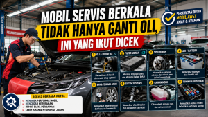 Jangan Salah Kaprah, Servis Mobil Rutin Meliputi Banyak Pemeriksaan Penting