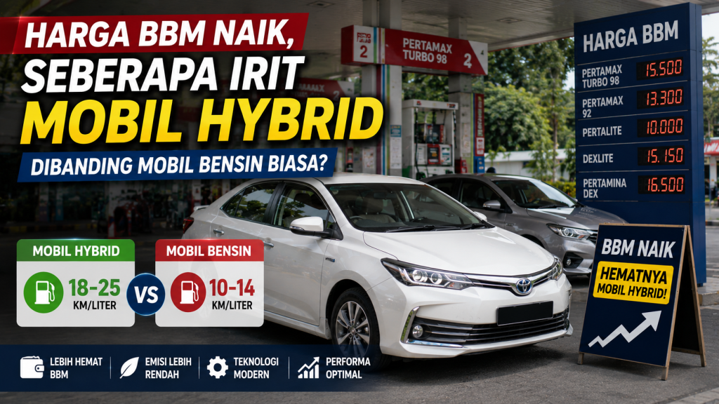 Mobil Hybrid Jadi Solusi Saat BBM Mahal, Ini Perhitungan Hematnya