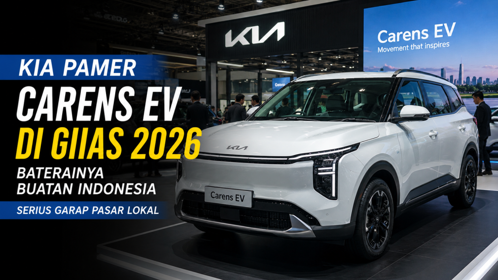 KIA Perkuat Komitmen di Indonesia, Carens EV Hadir dengan Baterai Lokal