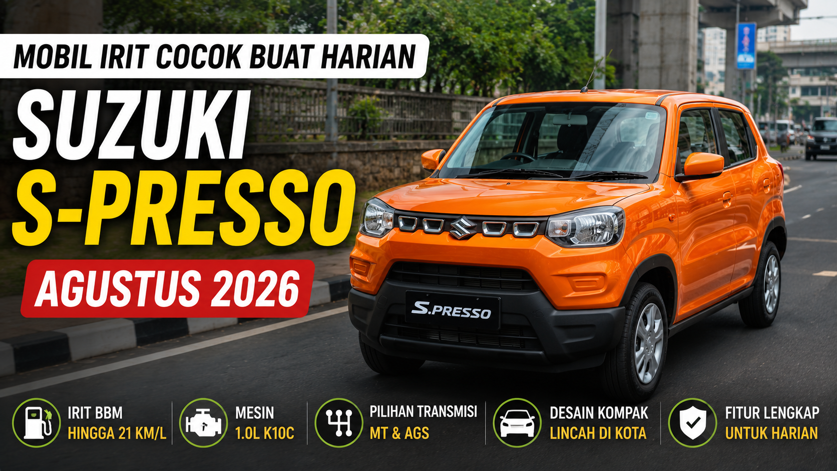 Suzuki S-Presso Agustus 2026