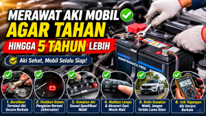 cara merawat aki mobil
