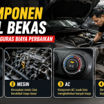 komponen mobil bekas yang bisa menguras biaya perbaikan