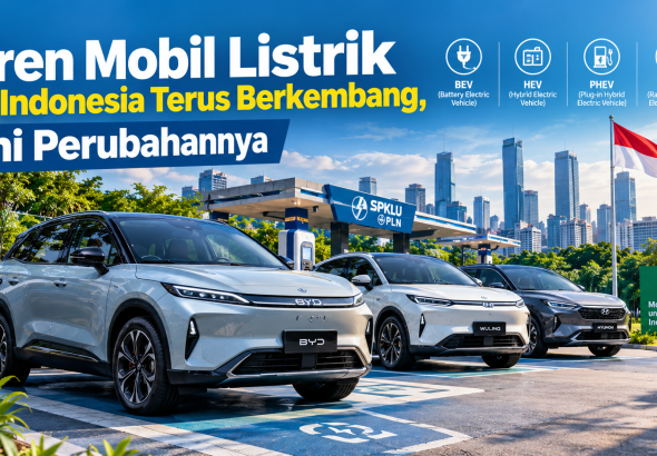 tren mobil listrik di Indonesia terbaru