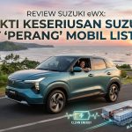 Suzuki eWX concept, mobil listrik mungil dengan desain futuristis.