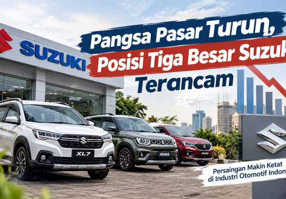 Suzuki dan persaingan merek mobil di Indonesia saat pangsa pasar Suzuki melemah pada 2026.