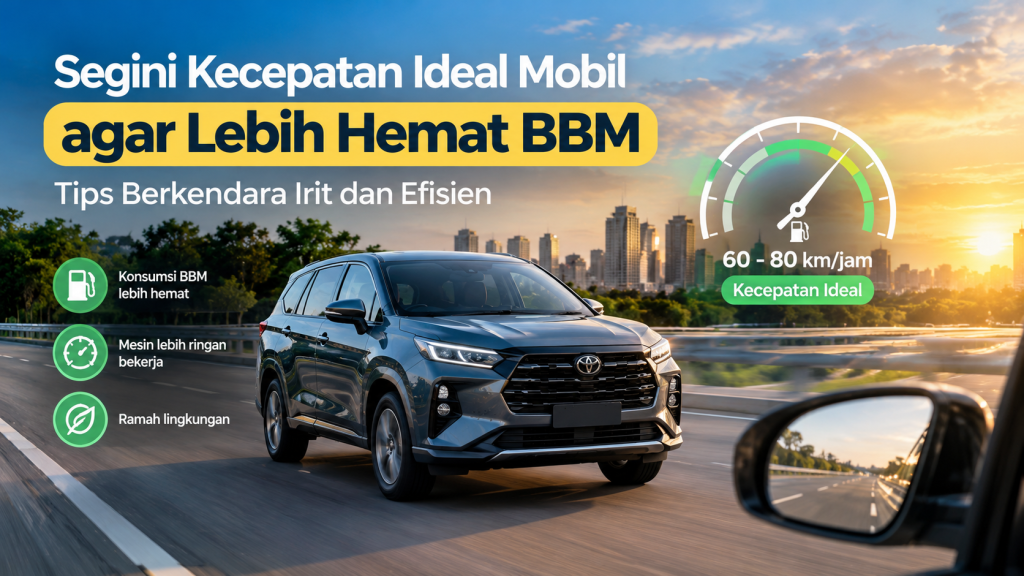 kecepatan ideal mobil agar hemat BBM