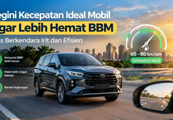 kecepatan ideal mobil agar hemat BBM