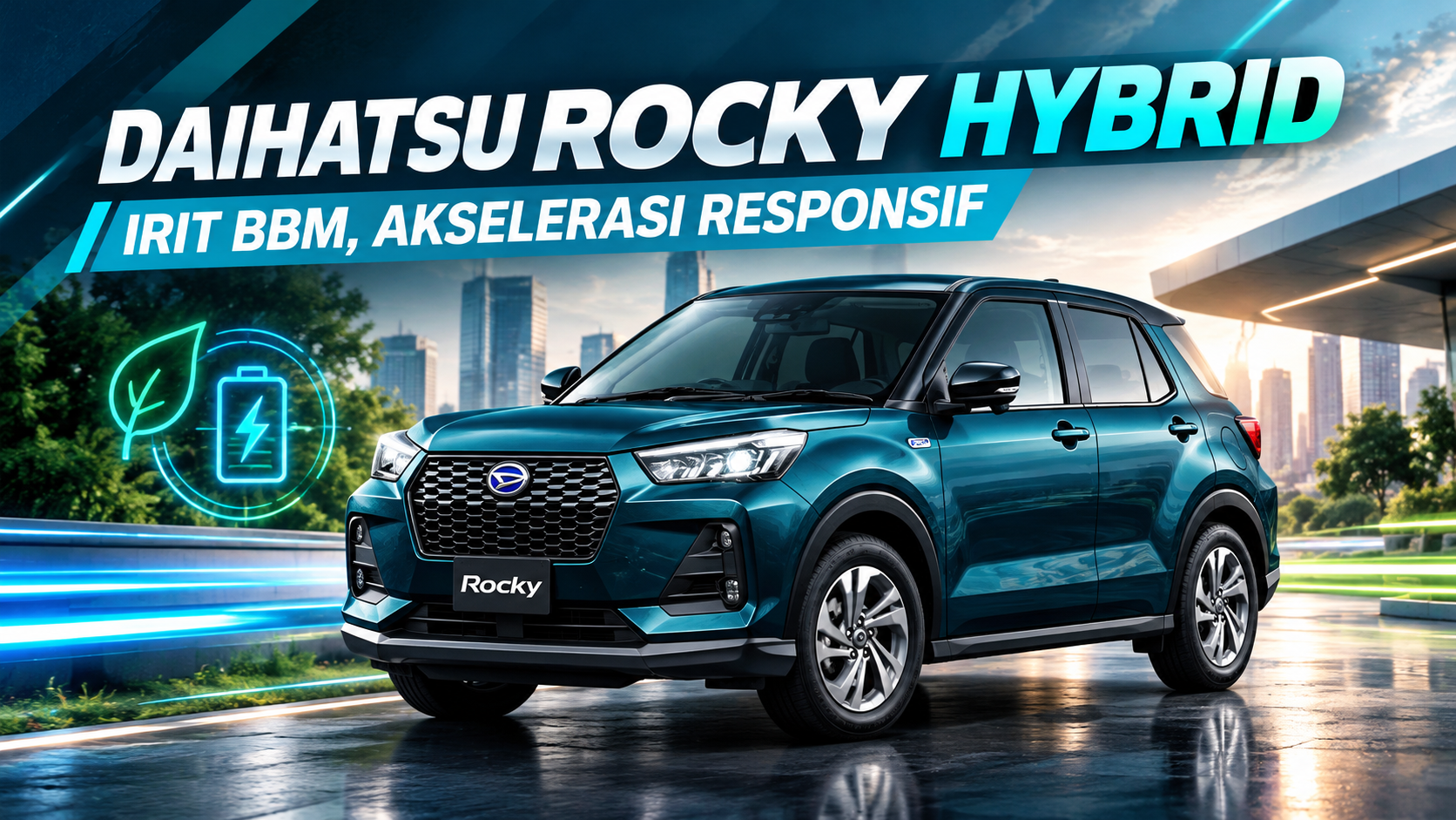 Teknologi Daihatsu Rocky Hybrid yang Bikin Irit BBM dan Kencang Akselerasi