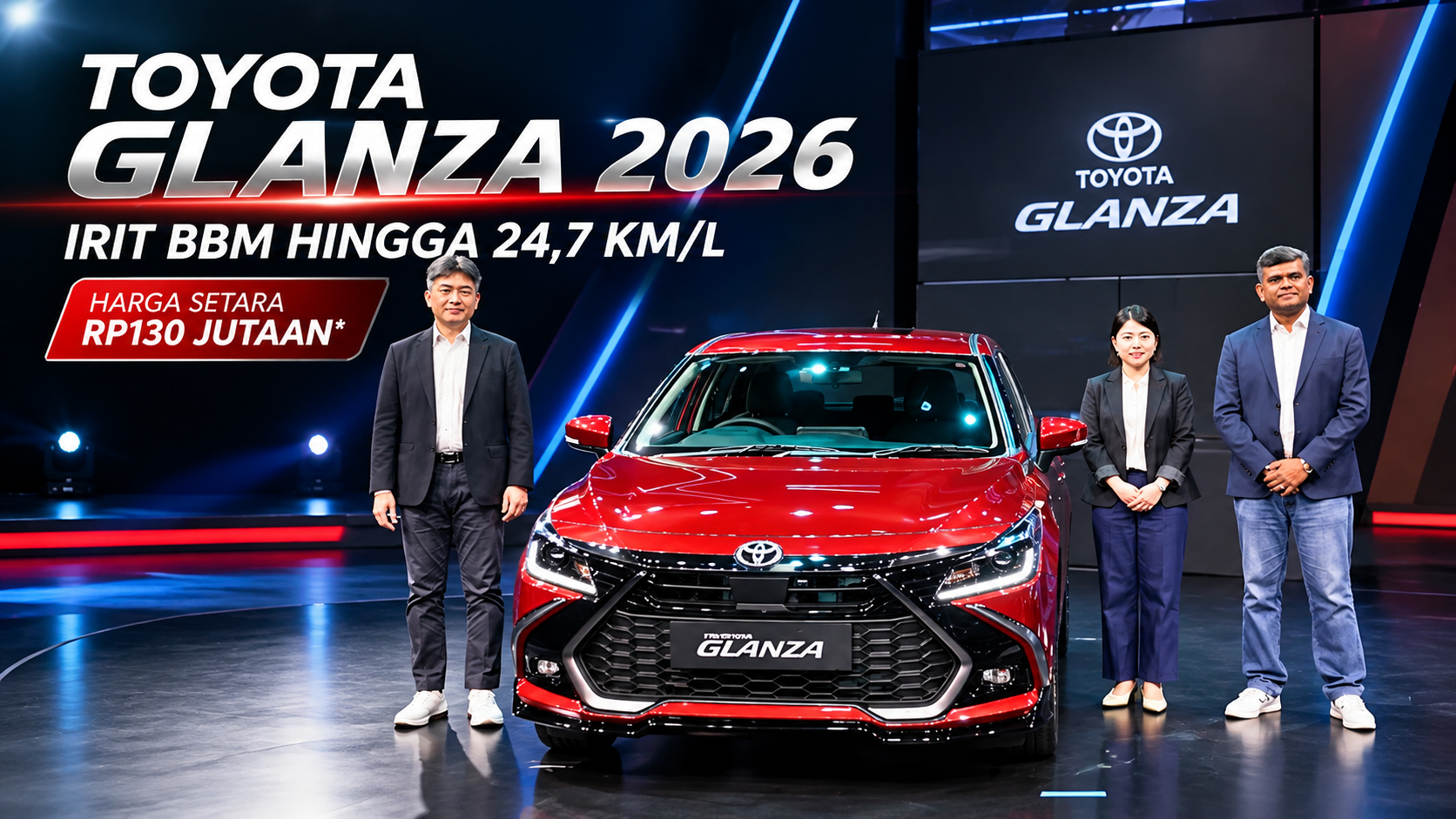 Toyota Glanza 2026 Meluncur, Irit BBM hingga 24,7 Km/L