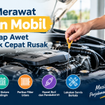 cara merawat mesin mobil