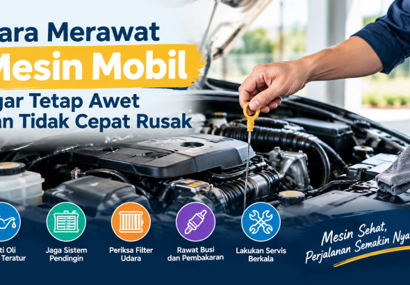 cara merawat mesin mobil