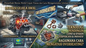 penyebab mesin mobil cepat panas