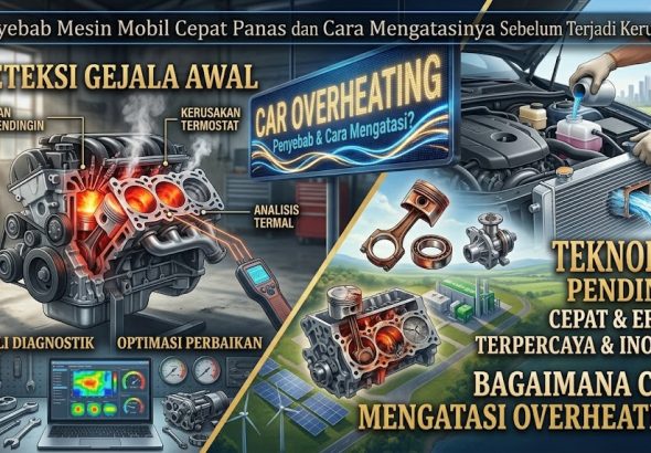 penyebab mesin mobil cepat panas