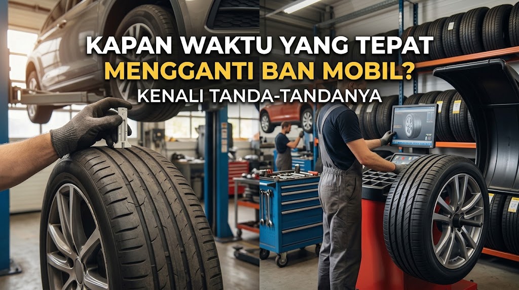 kapan waktu yang tepat mengganti ban mobil