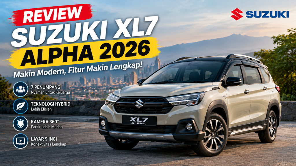 Suzuki XL7 Alpha Hybrid 2026: Harga, Fitur, dan Kelebihannya