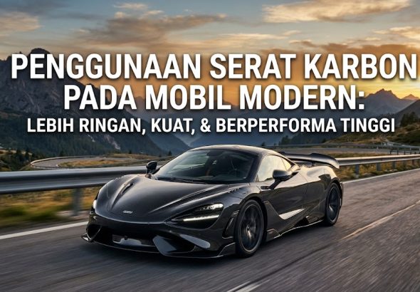 penggunaan serat karbon pada mobil modern