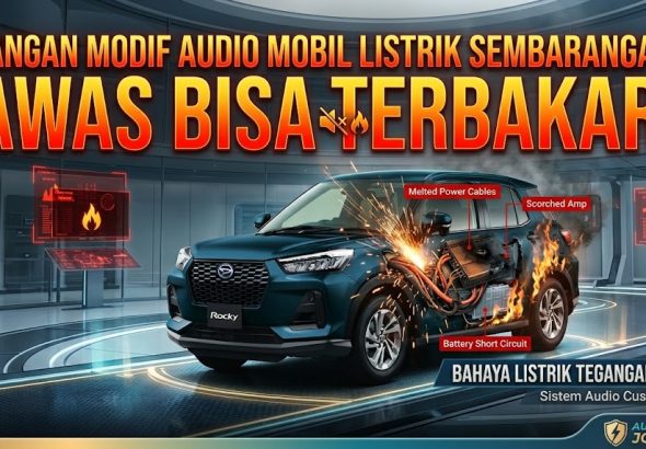 Jangan Modif Audio Mobil Listrik Sembarangan, Awas Bisa Terbakar!