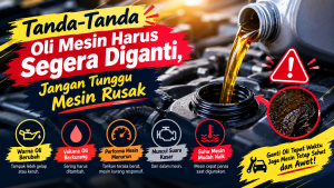 tanda-tanda oli mesin mobil harus segera diganti