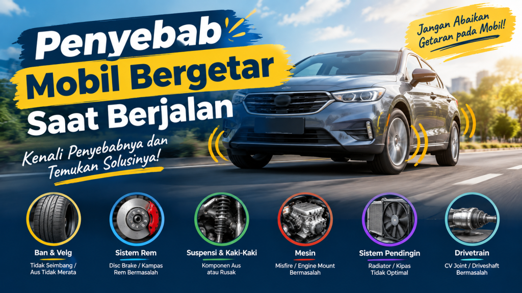 penyebab mobil bergetar saat berjalan