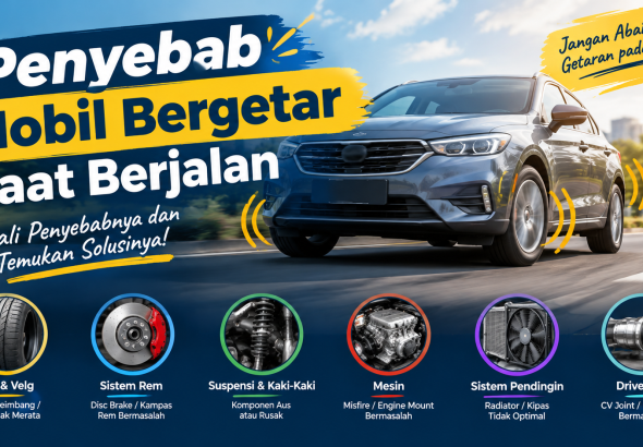 penyebab mobil bergetar saat berjalan