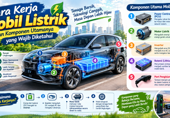 cara kerja kendaraan listrik