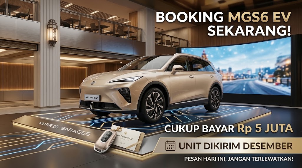 Booking MGS6 EV Salin